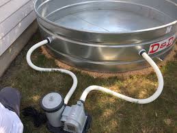 Step 2 Purchase Intex Pool Pump I Choose This 2500 Gal Cartridge Pump From Academy For 109 9 Stock Tank Pool Diy Tank Swimming Pool Stock Tank Swimming Pool