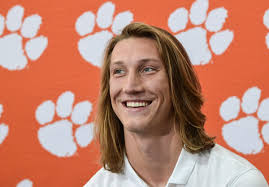 Trevor lawrence is the perfect human being. Kelly Gramlich On Twitter Both Of The Starting Qbs At Clemson Trevor Lawrence South Carolina Collin Hill Have Great Hair Assuming This Is The First Time Both Major Qbs In The