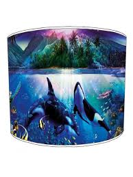 Easy as that a thrift store misfit lamp is now revamped into a beautiful diy nursery whale lamp! Whale Print Lampshade 1