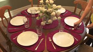 Runners may also be used with placemats. 7 Of The Best Placemats For A Round Table The Kitchen Community