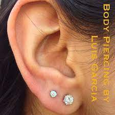 Pin By Anatometal On Anatometal Fan Photos Ear Piercing Studs Ear Lobe Piercings 2nd Ear Piercing
