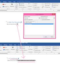 Figures include diagrams, graphs, sketches, photographs and maps. Microsoft Word How To Prevent Fix Cross Reference Error Reference Source Not Found Super User