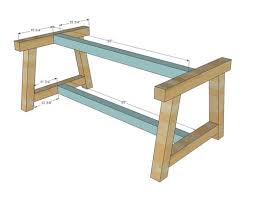 4x4 Truss Beam Table Diy Farmhouse Table Diy Furniture Plans Woodworking Projects Diy