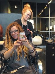 Once all of the dreadlocks have been unlocked, now is the time to lay back in the shampoo bowl and let your hairdresser treat your hair and scalp to a nice, long, gentle shampoo and deep conditioning.it had been so long since i felt that relaxation… ahhhhhhhh! Globe Salon How To Remove Dreadlocks Without Cutting