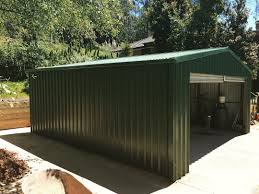 New Garage Reclad Likenew Oldtonew Happycustomer Greatweather Colorbond Carpenter Chippy Chippylife Allthej Garage Doors Garage Shop Outdoor Decor