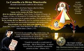 Coronilla de la misericordia rezada. Coronilla De Jesus De La Misericordia Misericordias Oracion A Jesus La Misericordia