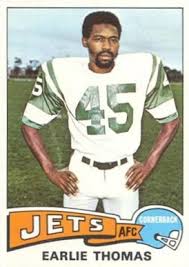 Earlie Thomas Football Cards