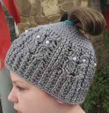 110 Crochet Ponytail Hats ideas