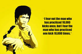 I practiced kicking a football and bowling a cricket ball for hours and hours everyday as a child, with my best friends the price boys, david, john and keith and we all played football and cricket. Wall Decor Bruce Lee Motivational Quote Canvas Wall Art Home Kitchen