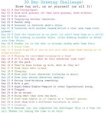 30 Day Drawing Challenge Fan Art Self Or Oc By Ganymedezero Deviantart Com On Deviantart Drawing Challenge 30 Day Drawing Challenge 30 Day Art Challenge