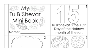 My Tubshvat Mini Book Pdf Learn Hebrew Hebrew School Mini Books