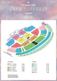 january 2019 bts love yourself world tour in singapore