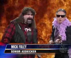 He hosted the daily show, a satirical news program on comedy central, from 1999 to 2015. Jon Stewart Enlists Pro Wrestler Mick Foley To Protect 10 Year Old Gay Marriage Activist Video Huffpost
