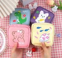 Sanitary Napkin Storage Bag 6pc | Menstrual Pad Holder ...