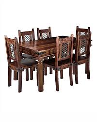 Jaipur Sheesham Dining Table 6 Chairs Dining Table Table Chair