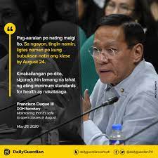 Daddy will be taking in an adopted daughter and treat her nicely? Daily Guardian Health Sec Francisco Duque Iii Says It Facebook