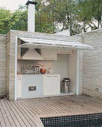 Applying small outdoor kitchen ideas can be simple with the help of portable and prefabricated products made for outdoor cooking and dining. Garden Kitchen Ideas Uk