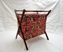 Check spelling or type a new query. Vintage Folding Knitting Basket Knit Basket Vintage Sewing Sewing Baskets