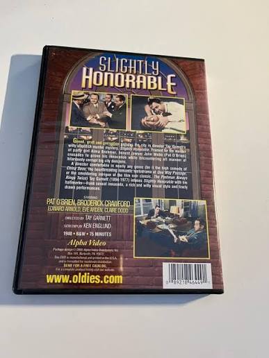 DVD-film: Slightly Honorable (Pat O.. | Köp från Blabom på Tradera  (591477876)
