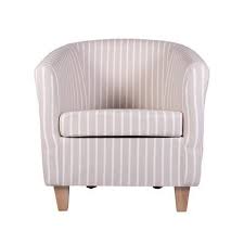 Hampton Stripe Tub Chair Upholstered Chairs Upholstered Sofa Chair
