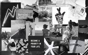 Aléatoire here are two green collage wallpapers i made, one. Wallpapers By Oliw Black White