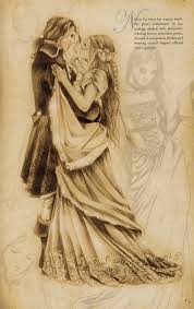 Now Far From Her Watery Tomb She Glows Translucent In Her Carriage Decked With Diamonds Crossing From Mountain Peaks Victoria Frances France Art Gothic Art