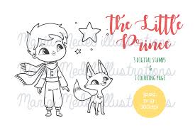 In this section, find a large selection of coloring pages the little prince. The Little Prince Coloring Pages Digital Stamps By Maria Medel Creations Thehungryjpeg Com