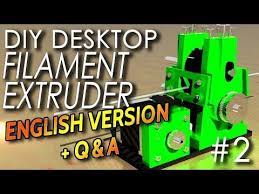 Filament Extruder Desktop Version Diy English 2 The Pullunit Youtube 3d Printer Machine 3d Printing Diy Diy Desktop