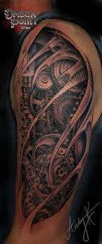Realistic Gears Tattoo By Andy K Omega Point Tattoo Omaha Ne Gear Tattoo Tattoos Polynesian Tattoo