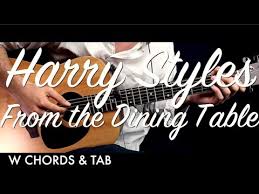 Harry Styles From The Dining Table Guitar Tutorial Lesson W Chords Tab Guitar Cover Youtube Played with myself, where were you?