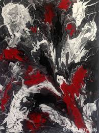 Beautiful Black And Red Paintings Pin By Jeanne Taratuta On Art Beautiful Abstract Art Abstract Red Artwork