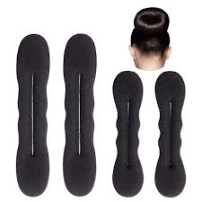 French twists perfect easy buns chignons messy bun braided bun updo hairstyles and more! Maker 2 Small Bun Sponge 2 Large Foam Bun Shaper Hair Accessories Black Buy At A Low Prices On Joom E Commerce Platform