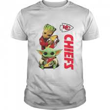 Maybe you would like to learn more about one of these? Baby Yoda And Baby Groot Hug Football Kansas City Chiefs Shirt Trend T Shirt Store Online