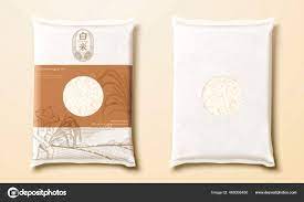 Rice Bag Mockup Vector Art Stock Images Depositphotos