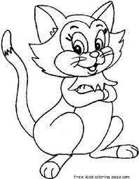 Printable Coloring Pages Animal Funny Cat Face Share Cute Things At Www Sharecute Com Animal Coloring Pages Free Kids Coloring Pages Animal Coloring Books