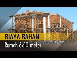 Serah terima akhir thn ini 4. Hitung Biaya Bahan Rumah Minimalis 6x10 Volume Bahan Youtube Rumah Minimalis Rumah Arsitektur