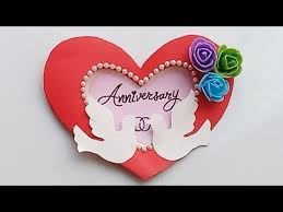 How To Make Anniversary Card Handmade Easy Card Tutorial Youtube Anniversary Cards Handmade Homemade Anniversary Cards Anniversary Cards For Husband