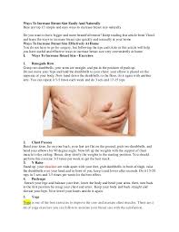 Maybe you would like to learn more about one of these? Ways To Increase Breast Size Easily And Naturally