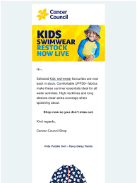 Get the best deals on cancer council sunscreens. Cancer Council Shop Restocked Kids Swimwear Milled