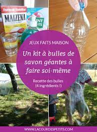 Avec deux trois bricoles, vous pouvez faire de gigantesques et magnifiques bulles. Un Kit A Bulles De Savon Geantes Fait Maison La Cour Des Petits