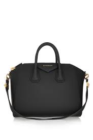 Black Medium Antigona Bag In Black Rubberized Canvas Givenchy Bags Givenchy Bag Givenchy