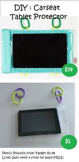 Diy Carseat Tablet Protector Car Seat Links Hooks Car Seat Cinema Diy Baby Stuff Road Trip With Kids Toddler Travel