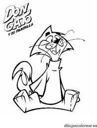 El personaje principal don gato, es el líder de una pandilla felina callejera de manhattan: Dibujo Del Gato Demostenes