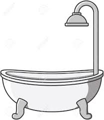 Resultado de imagen para imagen de una bañera para dibujar