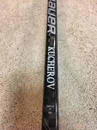 Nikita kucherov has a large lead in nhl scoring this season, so whatever he's doing to his sticks, he shouldn't change a thing. Nikita Kucherov 15 16 Signed Tampa Bay Lightning Game Used Hockey Stick 1920463269