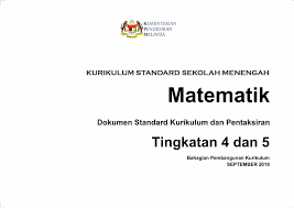 0 ratings0% found this document useful (0 votes). Dskp Kssm Matematik Tingkatan 4 Dan Tingkatan 5
