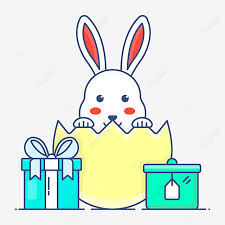My oli 8 stuffed bunny plush rabbit with floppy ear stuffed animal pink easter gifts for babies kids boys girls. Bunny Gifts Easter Surprise In Editable Style Rabbit Clipart Easter Bunny Png And Vector With Transparent Background For Free Download