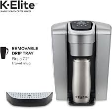 In a minute or two, you have a piping hot cup of joe. Buy Keurig K Elite Coffee Maker Single Serve K Cup Pod Coffee Brewer With Iced Coffee Capability Brushed Silver Online In Vietnam B0788f3r8x