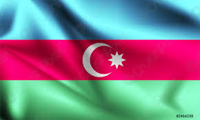 As a preventive measure, azerbaijan has suspended foreign nationals wishing to visit azerbaijan are requested to apply for a visa through relevant local. Azerbaijan Fahne Weht Im Wind Teil Einer Reihe Azerbaijan Schwenkt Stock Vektorgrafi Crushpixel