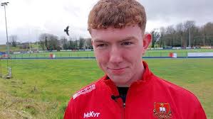 Conor Connolly, St. Muredach's College after his sides defeat to Sligo  Grammar in the Cup Semi Final